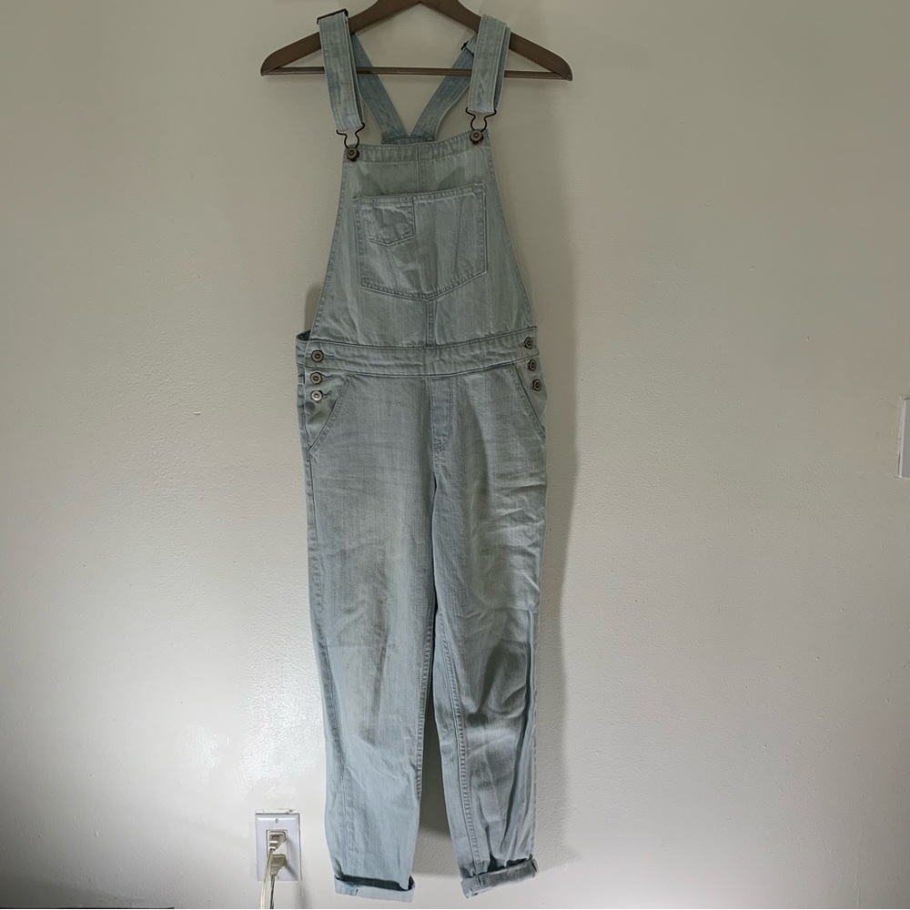 HOLLISTER overalls jean distressed